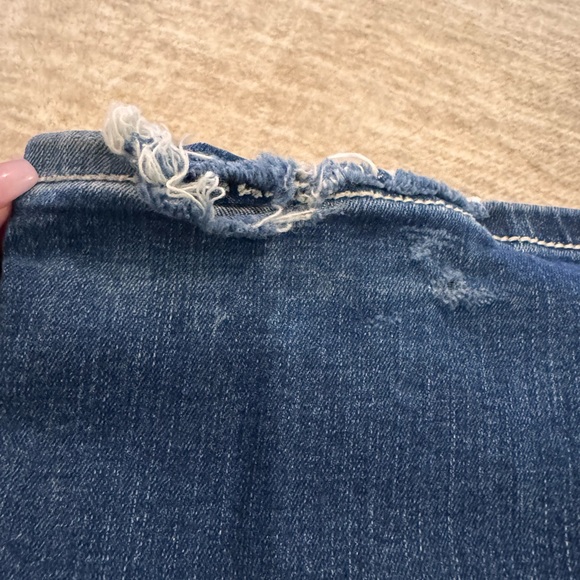 Miss Me Bootcut Jeans Size 32 | Embellished Cross Pockets | Distressed Hem - Picture 2 of 6